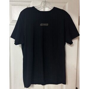 Chipotle Black Crew Employee Short Sleeve T-shirt Unisex Size Large